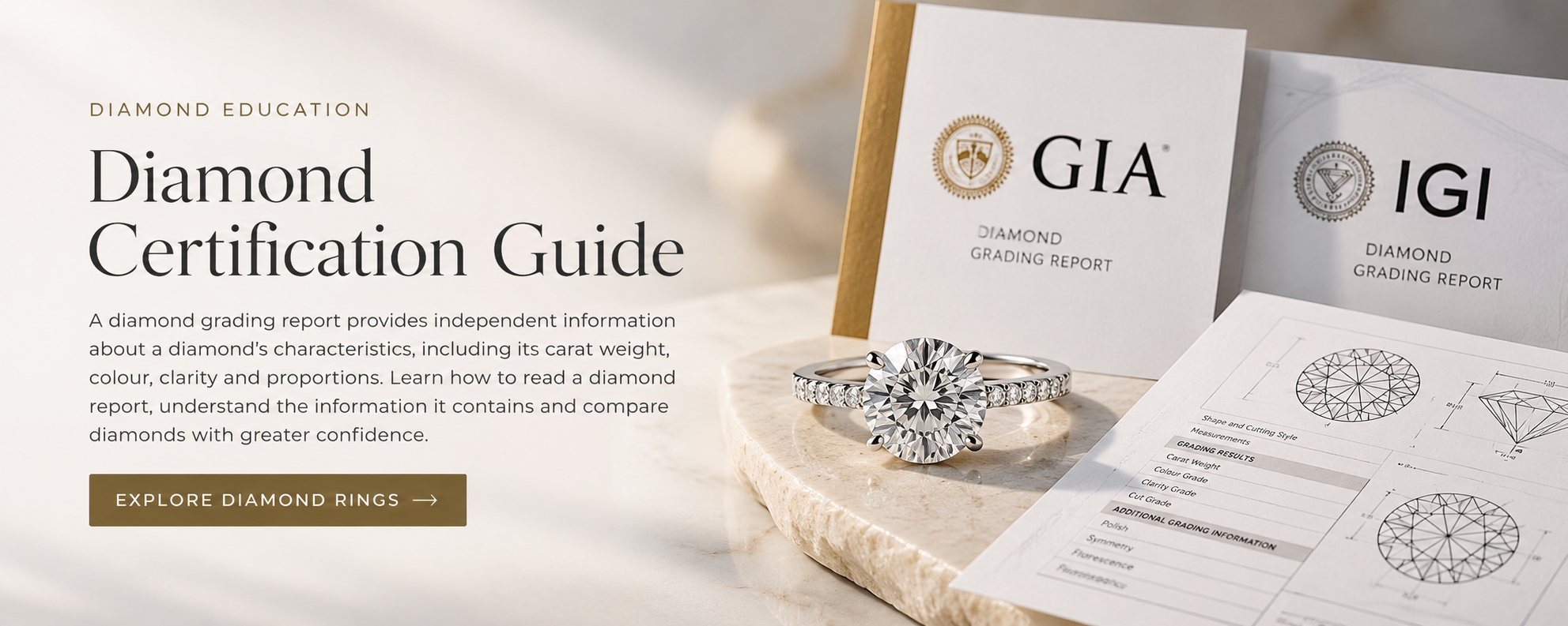 Diamond Certification Guide – GIA, IGI and Diamond Grading Reports