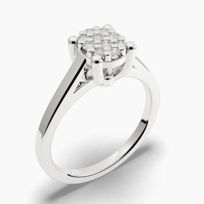 Cluster Diamond Ring TN69209 - Image 1