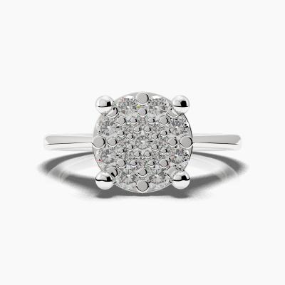 Cluster Diamond Ring TN69225 - Image 2