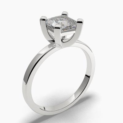 Solitaire Ring with a Princess-Cut Diamond TN60320