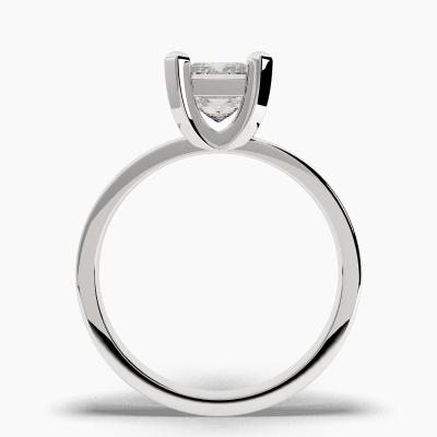 Solitaire Ring with a Princess-Cut Diamond TN60320 - Image 3