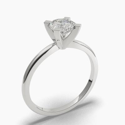 Solitaire Ring with a Brilliant-Cut Diamond TN60121