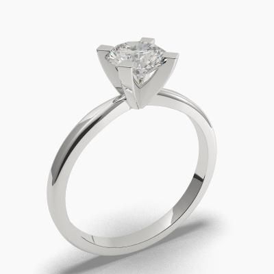 Solitaire Ring with a Brilliant-Cut Diamond TN60123