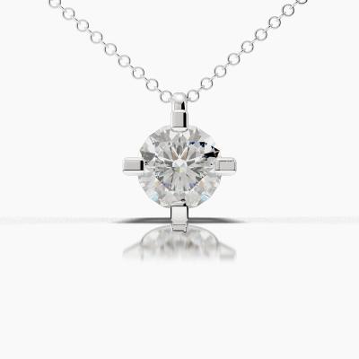 Diamond Solitaire Pendant TN80124