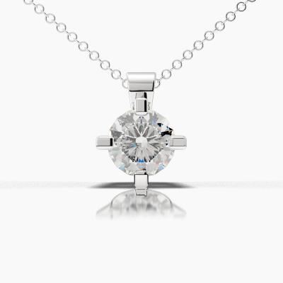 Diamond Solitaire Pendant TN80126