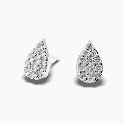 Cluster Diamond Earrings TN29128 - Image 2