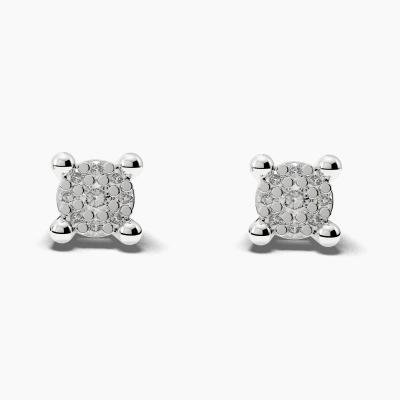 Cluster Diamond Earrings TN29136 - Image 1