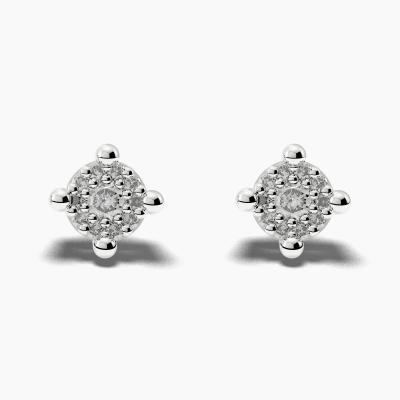 Cluster Diamond Earrings TN29138 - Image 1