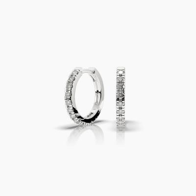 Diamond Hoop Earrings TN24211