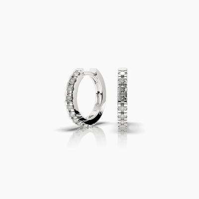 Diamond Hoop Earrings TN24212