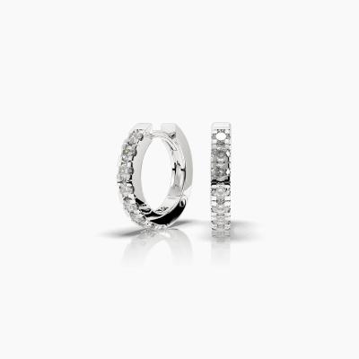 Diamond Hoop Earrings TN24214