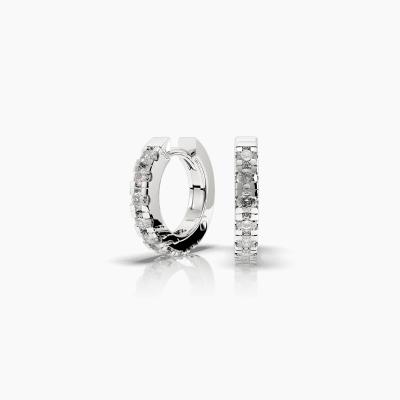 Diamond Hoop Earrings TN24215