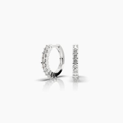 Diamond Hoop Earrings TN24221