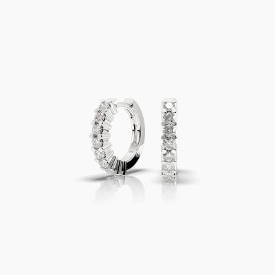 Diamond Hoop Earrings TN24235