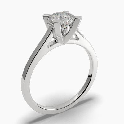 Solitaire Ring with a Brilliant-Cut Diamond TN60194 - Image 1