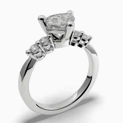 Side Stone Diamond Engagement Ring TN607140 - Image 1