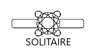 Solitaire Ring with Diamonds