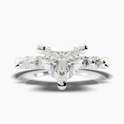 Side Stone Diamond Engagement Ring TN607140 - Image 2