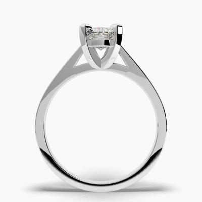 Solitaire Ring with an Oval-Cut Diamond TN60913 - Image 4