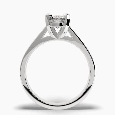 Solitaire Ring with an Oval-Cut Diamond TN60915 - Image 4