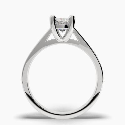 Solitaire Ring with an Oval-Cut Diamond TN60911 - Image 4
