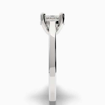 Solitaire Ring with an Oval-Cut Diamond TN60911 - Image 3