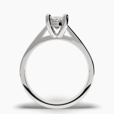 Solitaire Ring with an Oval-Cut Diamond TN60912 - Image 4