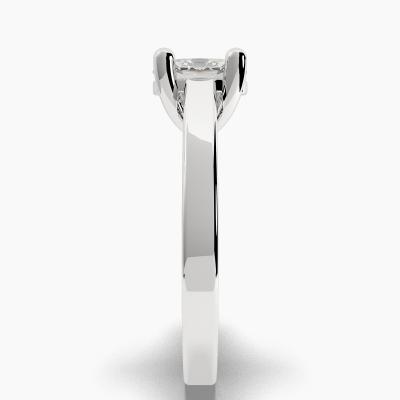 Solitaire Ring with an Oval-Cut Diamond TN60912 - Image 3