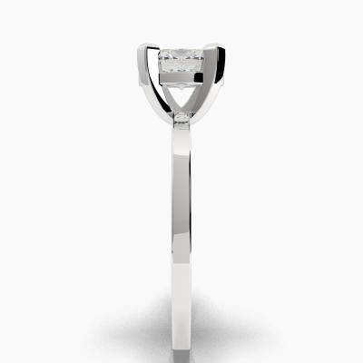 Solitaire Ring with an Oval-Cut Diamond TN60919 - Image 3