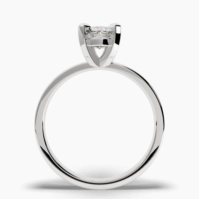 Solitaire Ring with an Oval-Cut Diamond TN60920 - Image 4