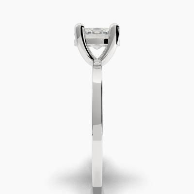 Solitaire Ring with an Oval-Cut Diamond TN60916 - Image 3