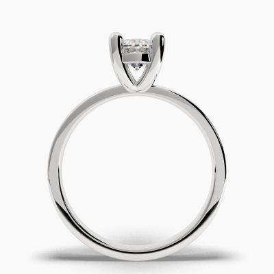 Solitaire Ring with an Oval-Cut Diamond TN60917 - Image 4