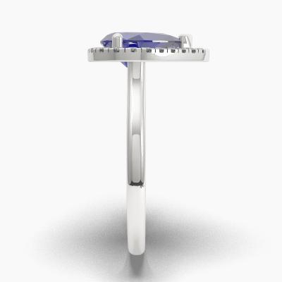 Halo Sapphire Engagement Rings TN62730 - Image 3
