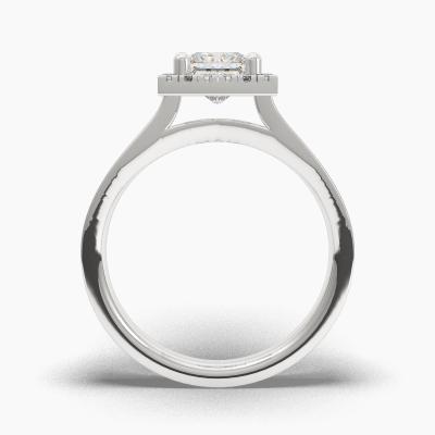 Halo Diamond Engagement Ring TN62227 - Image 4