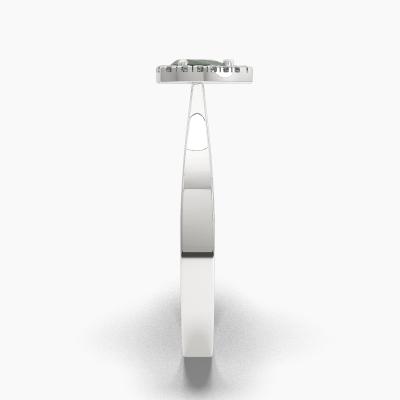 Δαχτυλιδι Halo με Σμαράγδι σε κοπή Pear Cut TN62637 - Image 3
