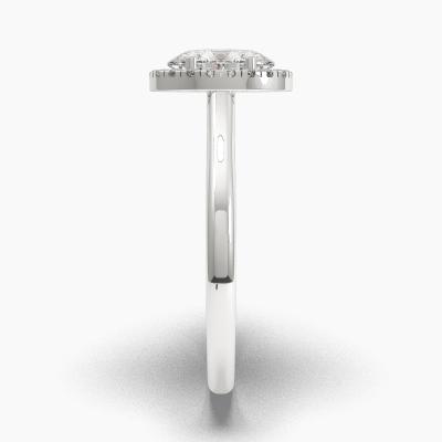 Δαχτυλιδι Halo με Διαμάντι σε κοπή Oval Cut TN62215 - Image 3