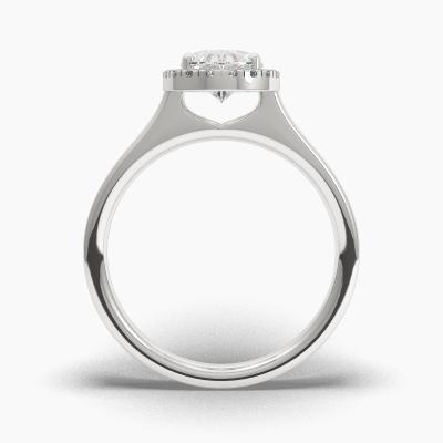Halo Diamond Engagement Ring TN62218 - Image 4
