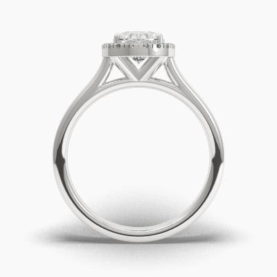 Halo Diamond Engagement Ring TN62219 - Image 4