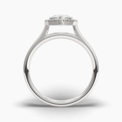 Halo Diamond Engagement Ring TN62220 - Image 4