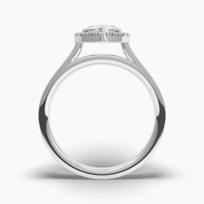 Halo Diamond Engagement Ring TN62221 - Image 4