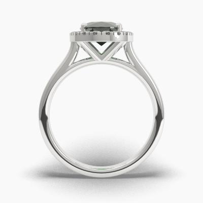 Halo Emerald Engagement Rings TN62629 - Image 4