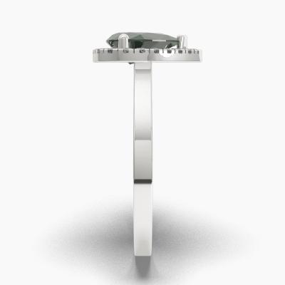 Halo Emerald Engagement Rings TN62656 - Image 3