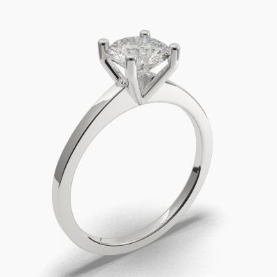 Solitaire Ring with a Brilliant-Cut Diamond TN60199BV - Image 1