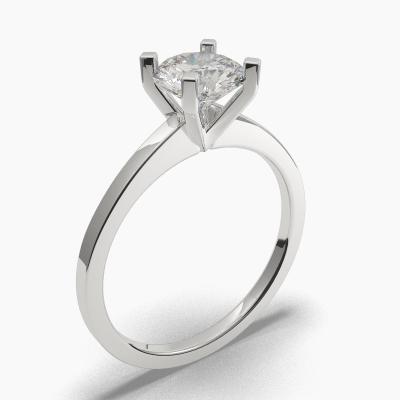 Solitaire Ring with a Brilliant-Cut Diamond TN60205BV - Image 1