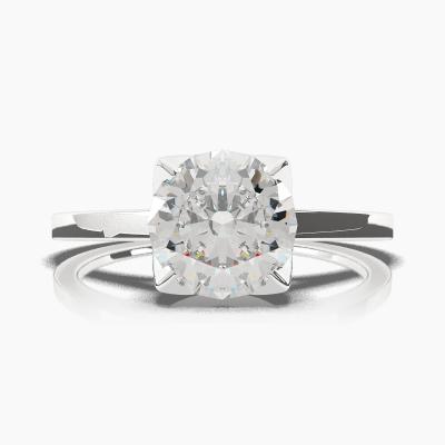 Solitaire Ring with a Brilliant-Cut Diamond TN60212BV - Image 2