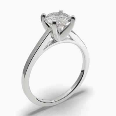 Solitaire Ring with a Brilliant-Cut Diamond TN60216BV - Image 1