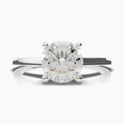 Solitaire Ring with a Brilliant-Cut Diamond TN60225BV - Image 2