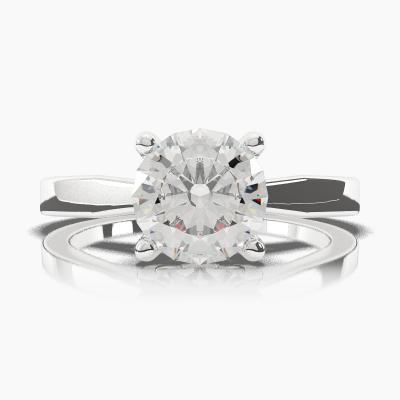Solitaire Ring with a Brilliant-Cut Diamond TN60253BV - Image 2
