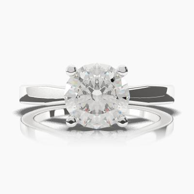Solitaire Ring with a Brilliant-Cut Diamond TN60255BV - Image 2