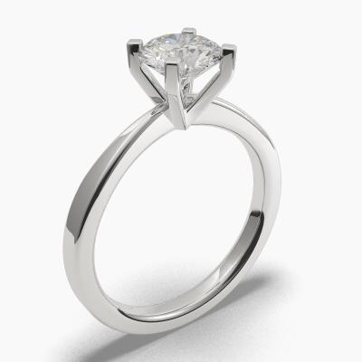 Solitaire Ring with a Brilliant-Cut Diamond TN60275BV - Image 1